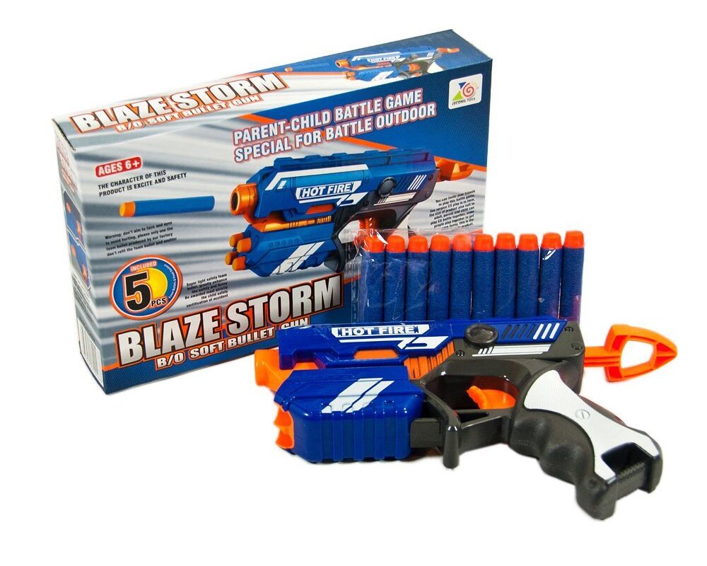 nerf firestrike knockoff blaze storm hot fire