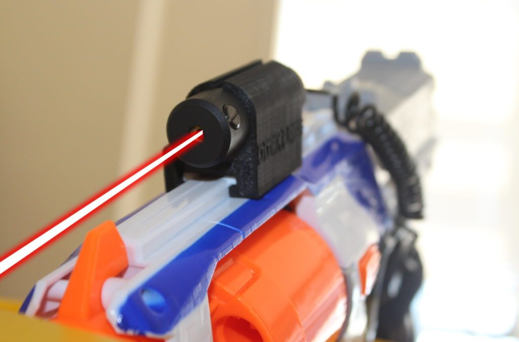 nerf tactical laser sight module dormlabs