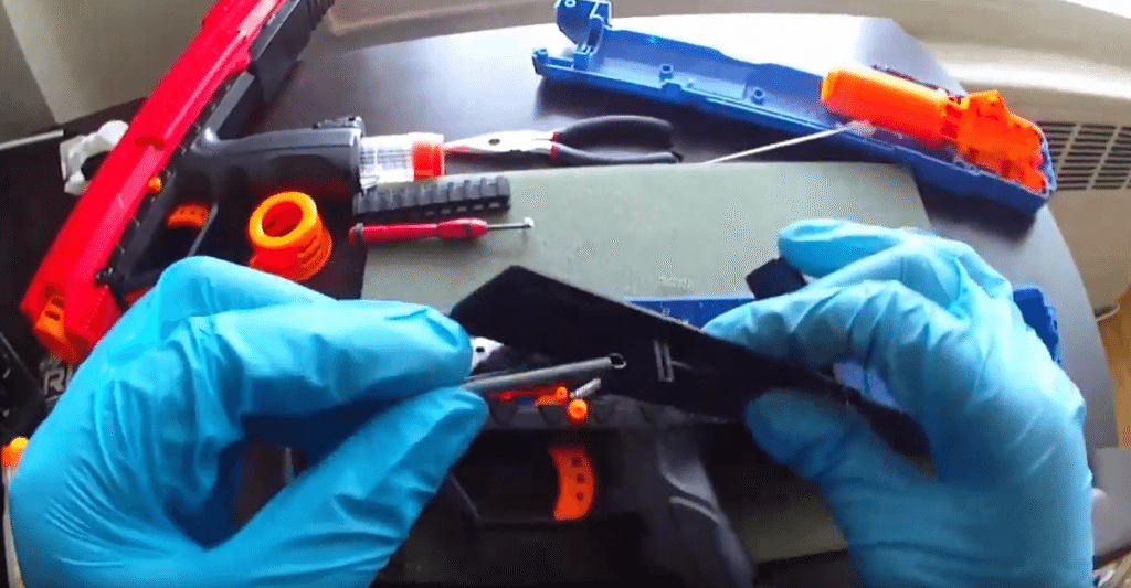 nerf rival apollo mod guide new nerf blaster installing the prime handle return spring