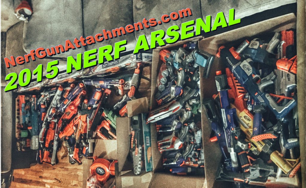 ligning Hals kasseapparat Nerf Arsenal: My 2015 Nerf Collection | BLEENGA