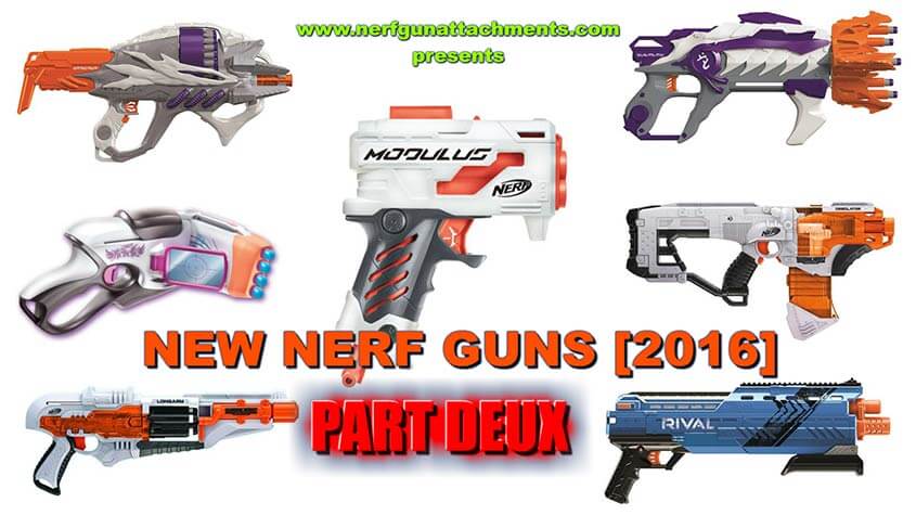 Novos Lançadores da Nerf para 2016 / New 2016 Nerf Blasters!