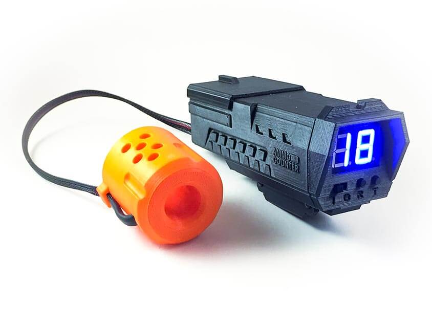 nerf dart ammo counter