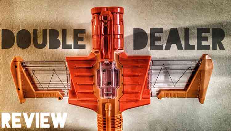 nerf double dealer, doomlands blaster airplane