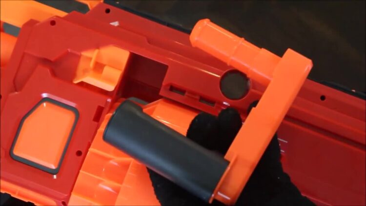 nerf mega mastodon, attach carry handle