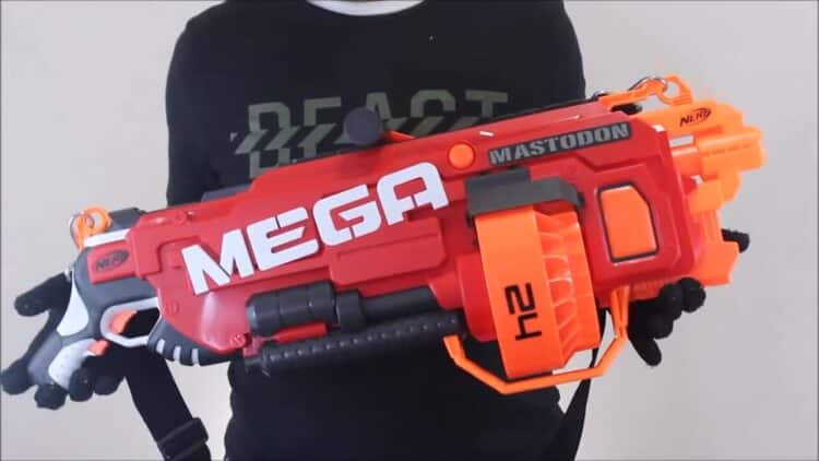 nerf mega mastodon holding