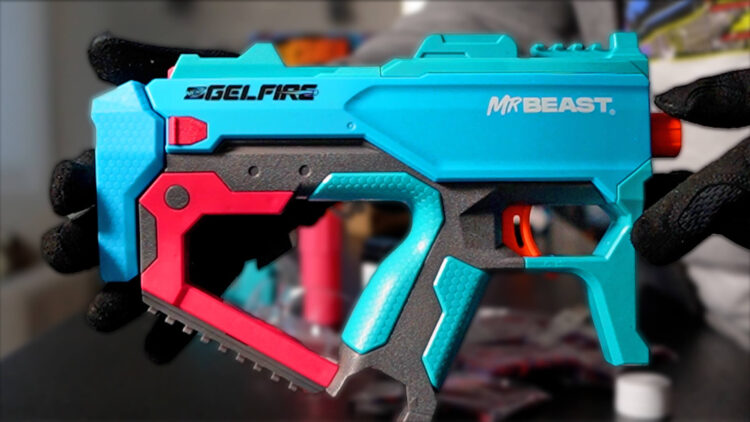 mrbeast gel blaster, nerf pro gelfire x