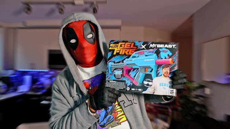 mrbeast gel blaster, nerf pro gelfire x mr beast