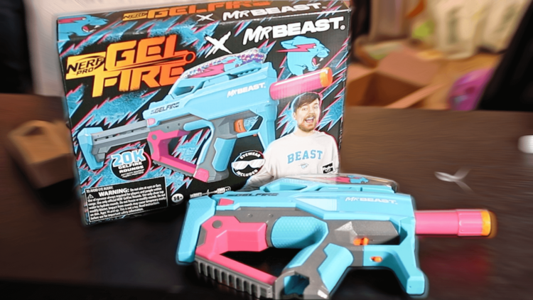 mrbeast gel blaster, nerf pro gelfire x