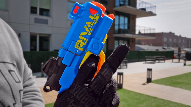 nerf rival pilot, flick of the switch