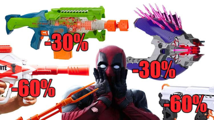 big nerf sales, nerf deals