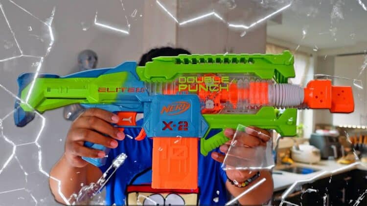 big nerf sales, nerf elite 2.0 double punch, nerf double puonch