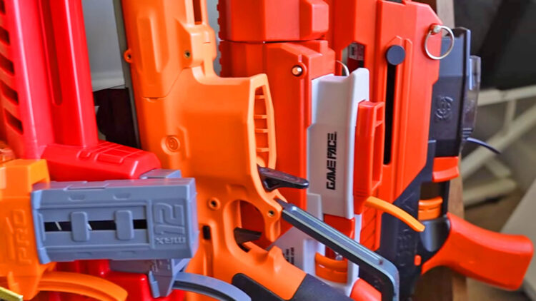 pump action springer blasters