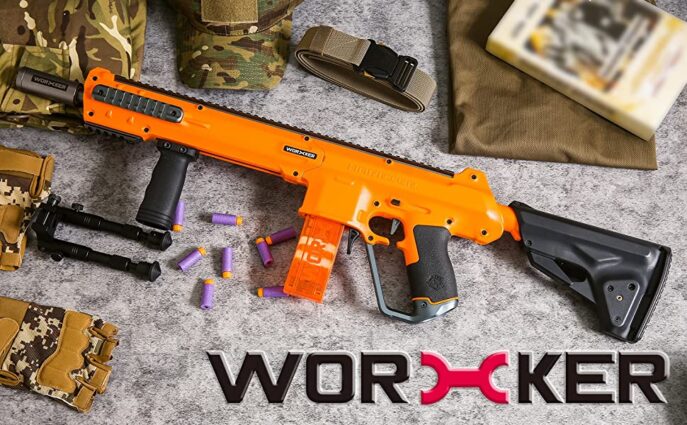 worker harrier nerf gun attachments