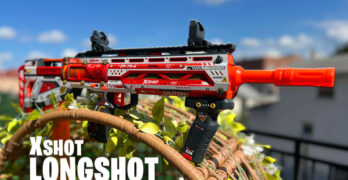 x-shot longshot pro series skins blaster review