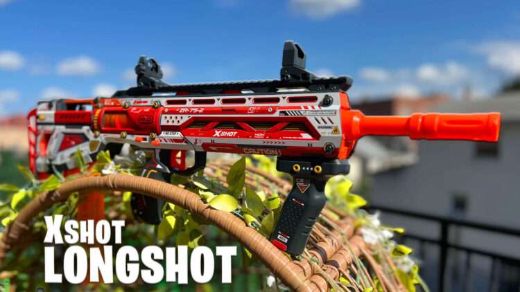 x-shot longshot pro series skins blaster review