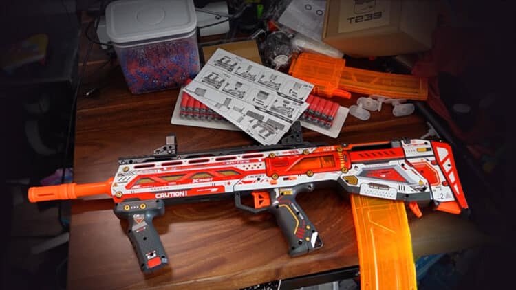 x-shot longshot pro series skins blaster unboxed